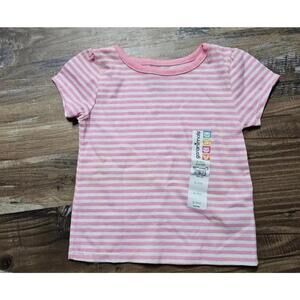 Designer girls 6-9 months clothes shirt pink white stripes